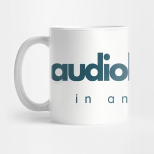 Audiobookin' in Andover - Blue Logo Mug